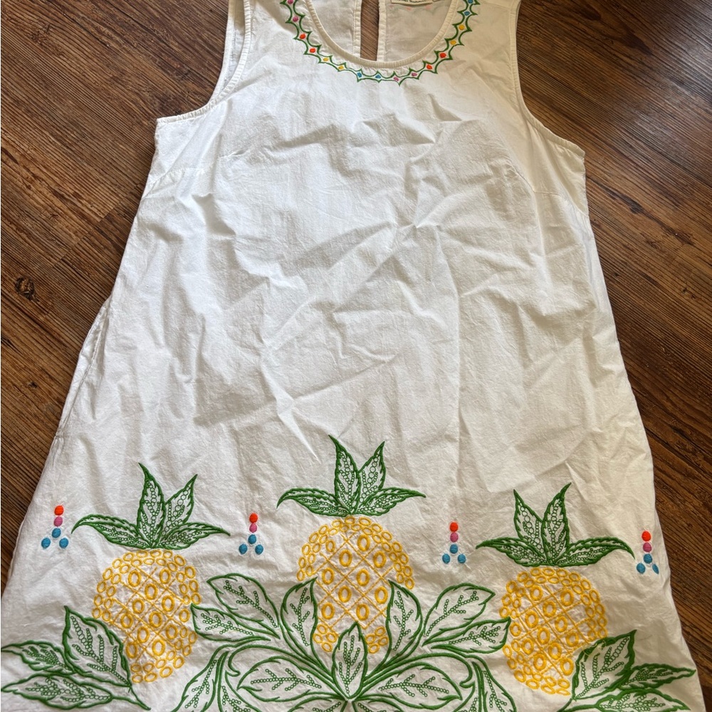 Roller Rabbit Embroider Cover Up Mini Dress - Picture 3 of 9